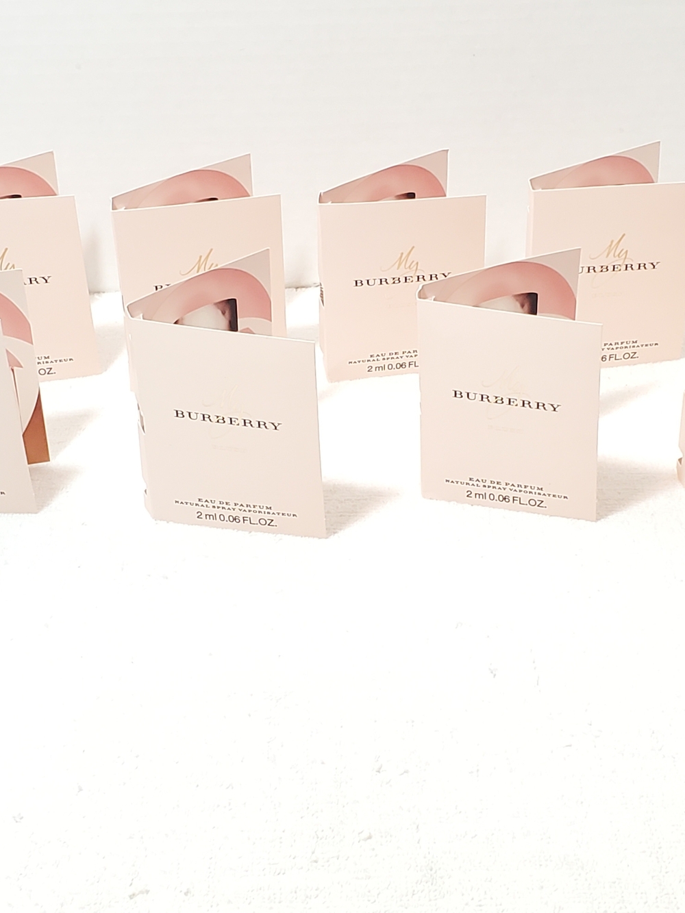 Lot of 8 My Burberry Blush Eau De Parfum Samples 2ml 0.06oz Each EDP Tested